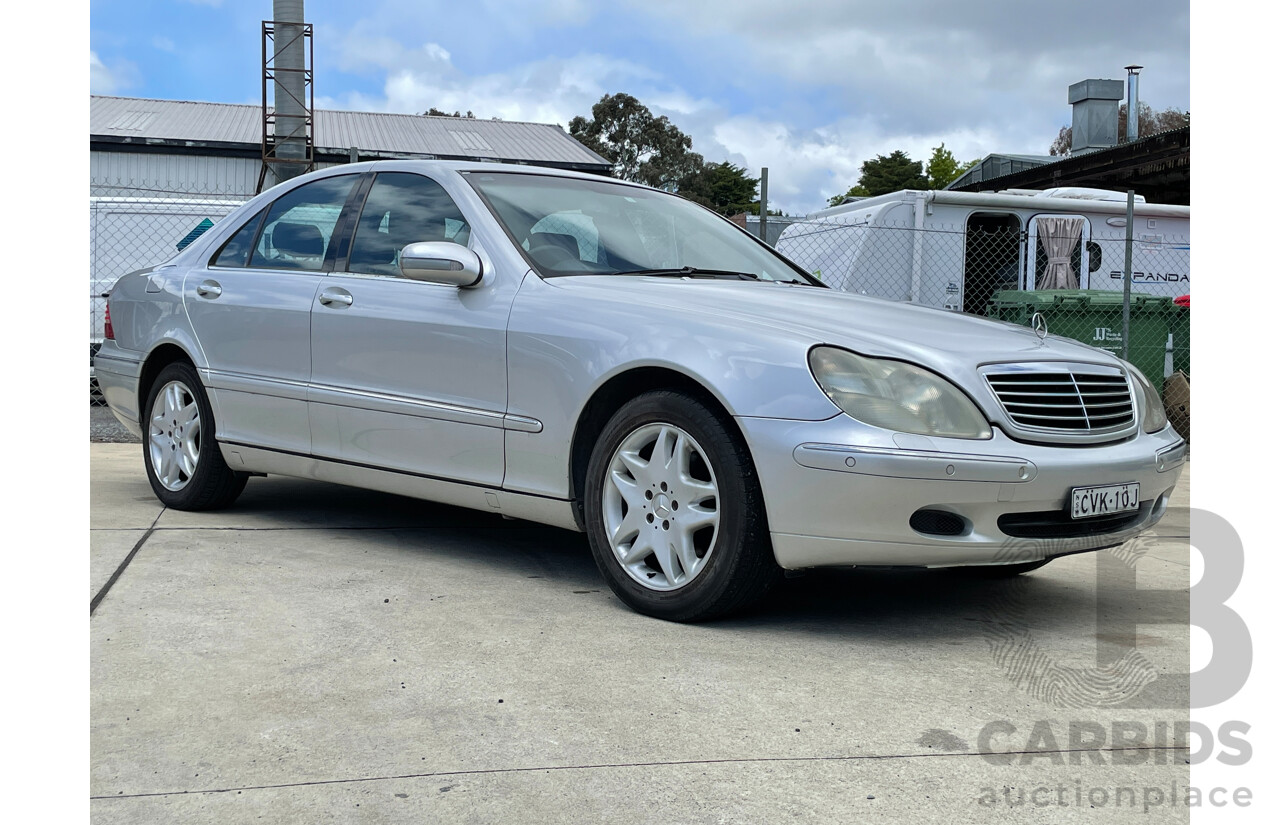 6/2001 Mercedes-Benz S320  W220 4d Sedan Silver 3.2L