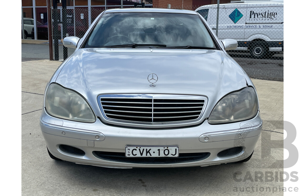 6/2001 Mercedes-Benz S320  W220 4d Sedan Silver 3.2L