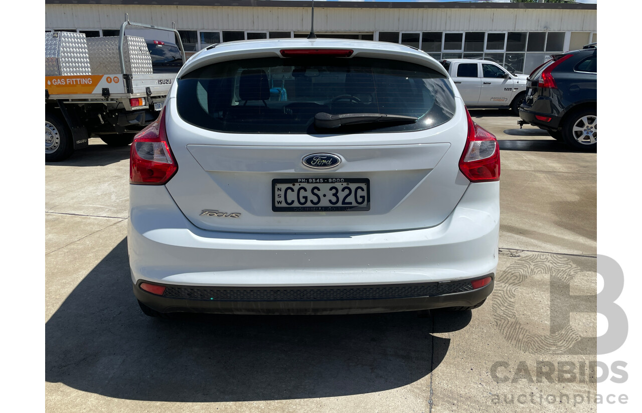 2/2012 Ford Focus Ambiente LW 5d Hatchback White 1.6L