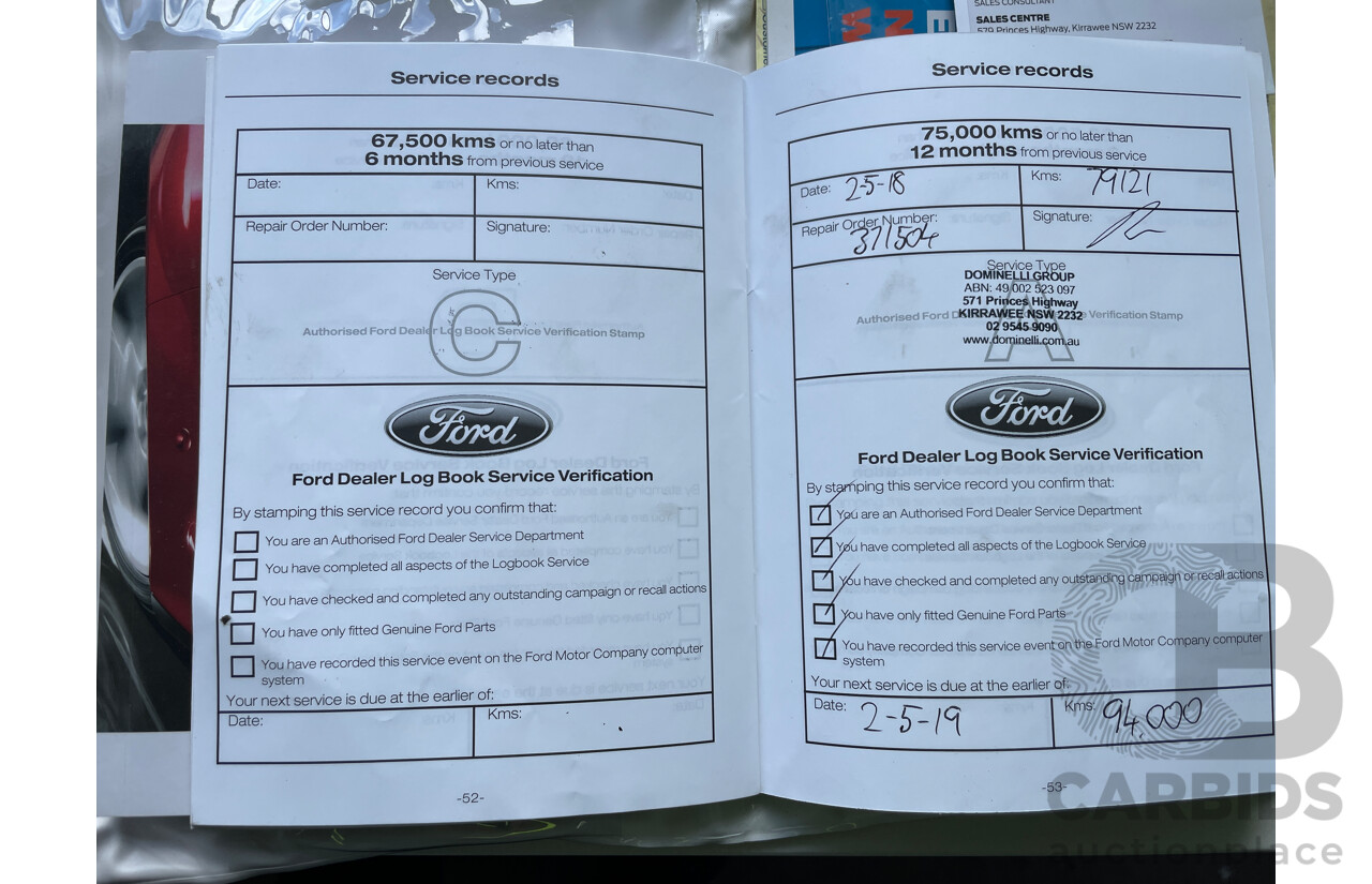 2/2012 Ford Focus Ambiente LW 5d Hatchback White 1.6L