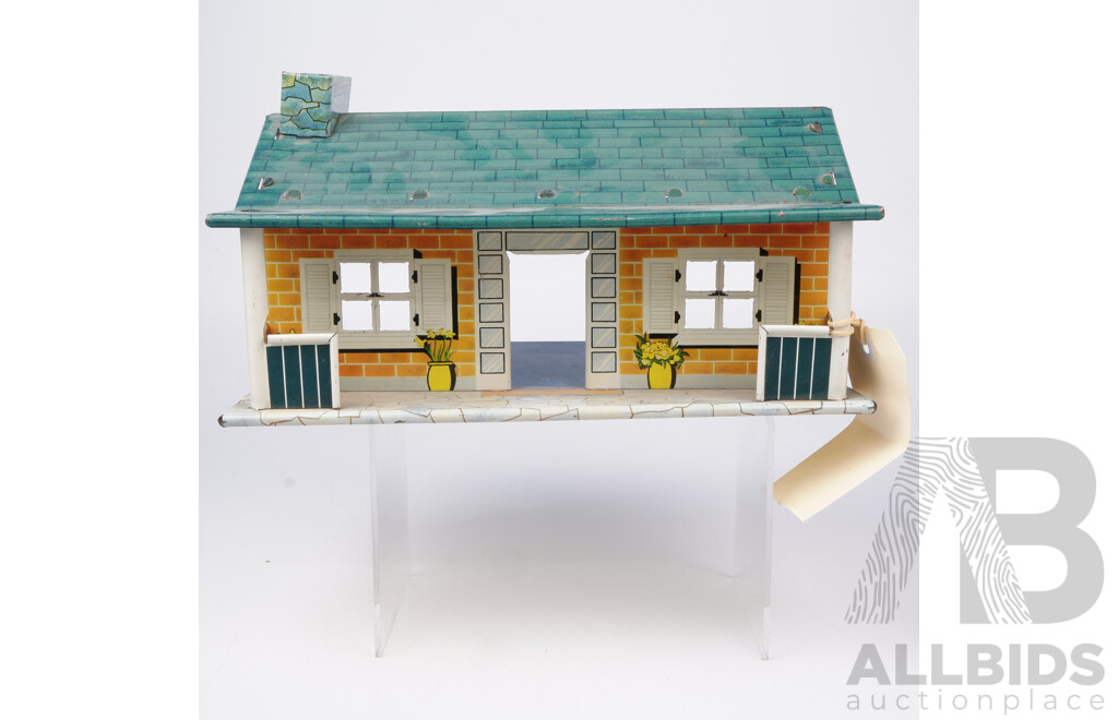 Vintage Tin Litho Doll House
