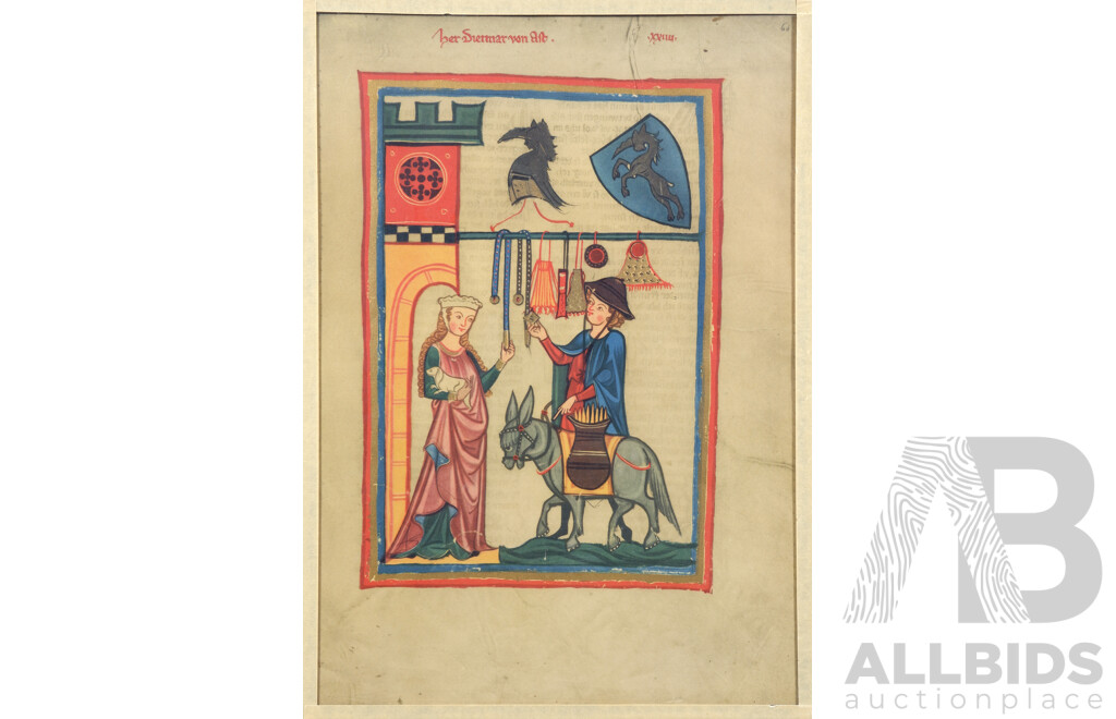 Five Codex Mannesse Offset Prints - Lot 1513140 | ALLBIDS