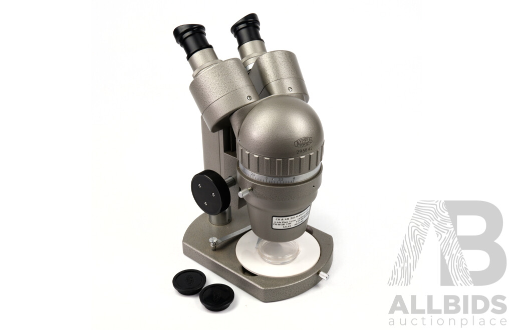 Olympus Stereoscopic Zoom Microscope SZIII, Serial Number 295842