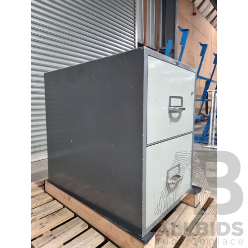 CHUBB 2 Drawer Steel Safe