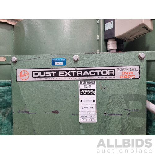 Woodfast IND2400 Two Bag Dust Extractor