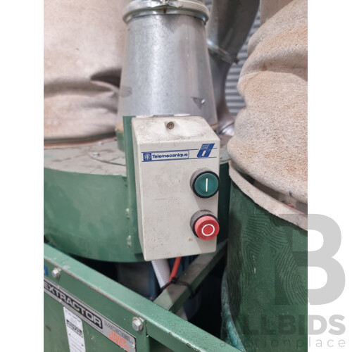 Woodfast IND2400 Two Bag Dust Extractor