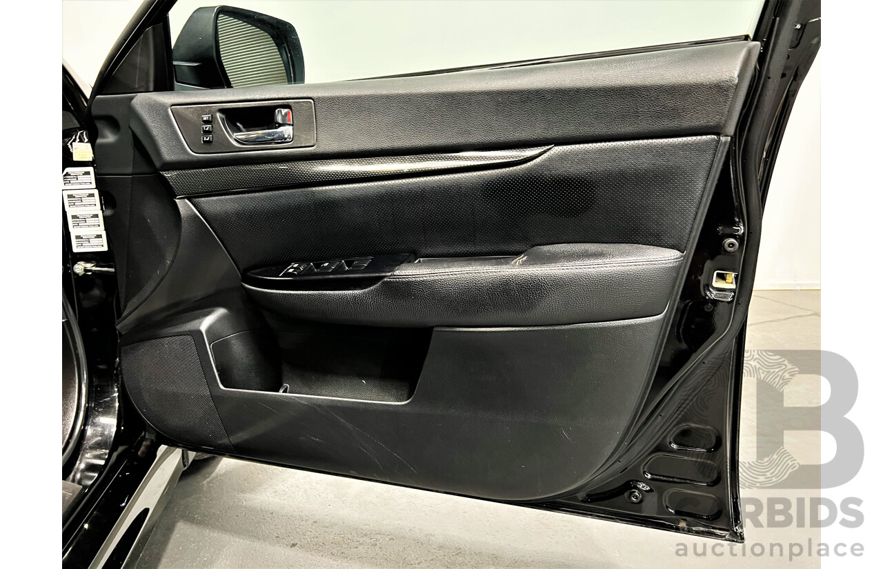 7/2010 Subaru Liberty 2.5i GT Premium MY10 4d Sedan Black 2.5L