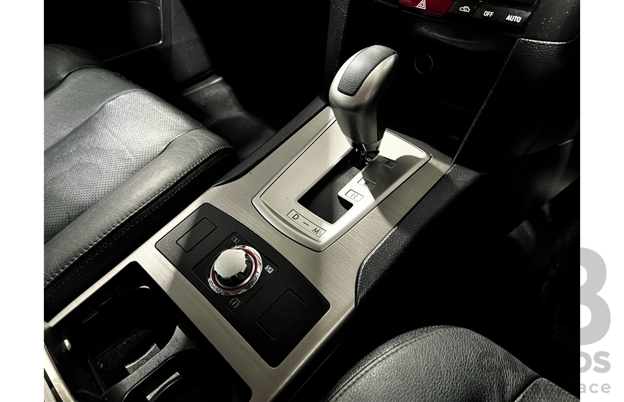 7/2010 Subaru Liberty 2.5i GT Premium MY10 4d Sedan Black 2.5L