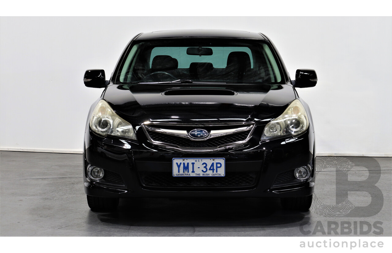 7/2010 Subaru Liberty 2.5i GT Premium MY10 4d Sedan Black 2.5L