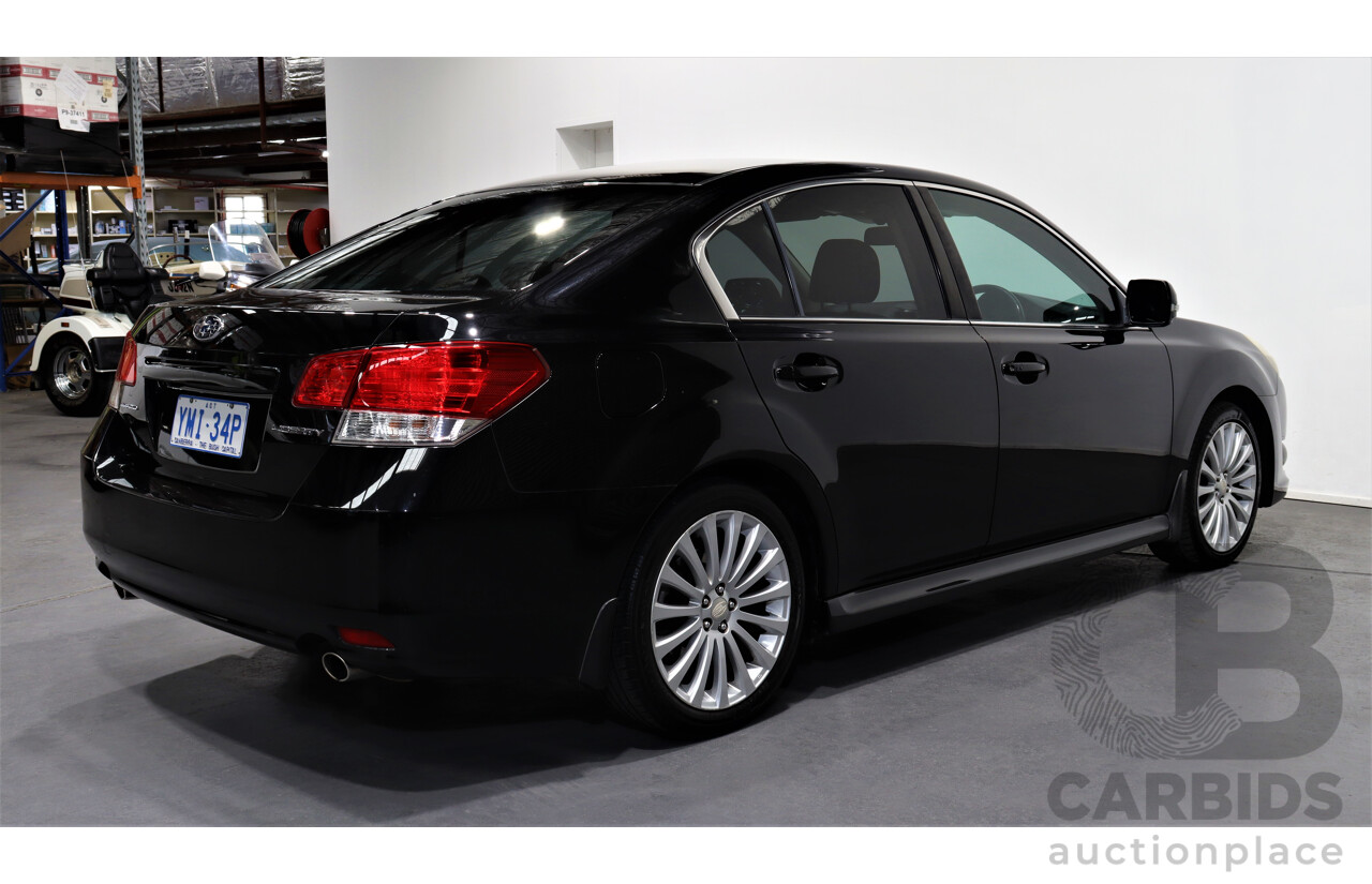 7/2010 Subaru Liberty 2.5i GT Premium MY10 4d Sedan Black 2.5L