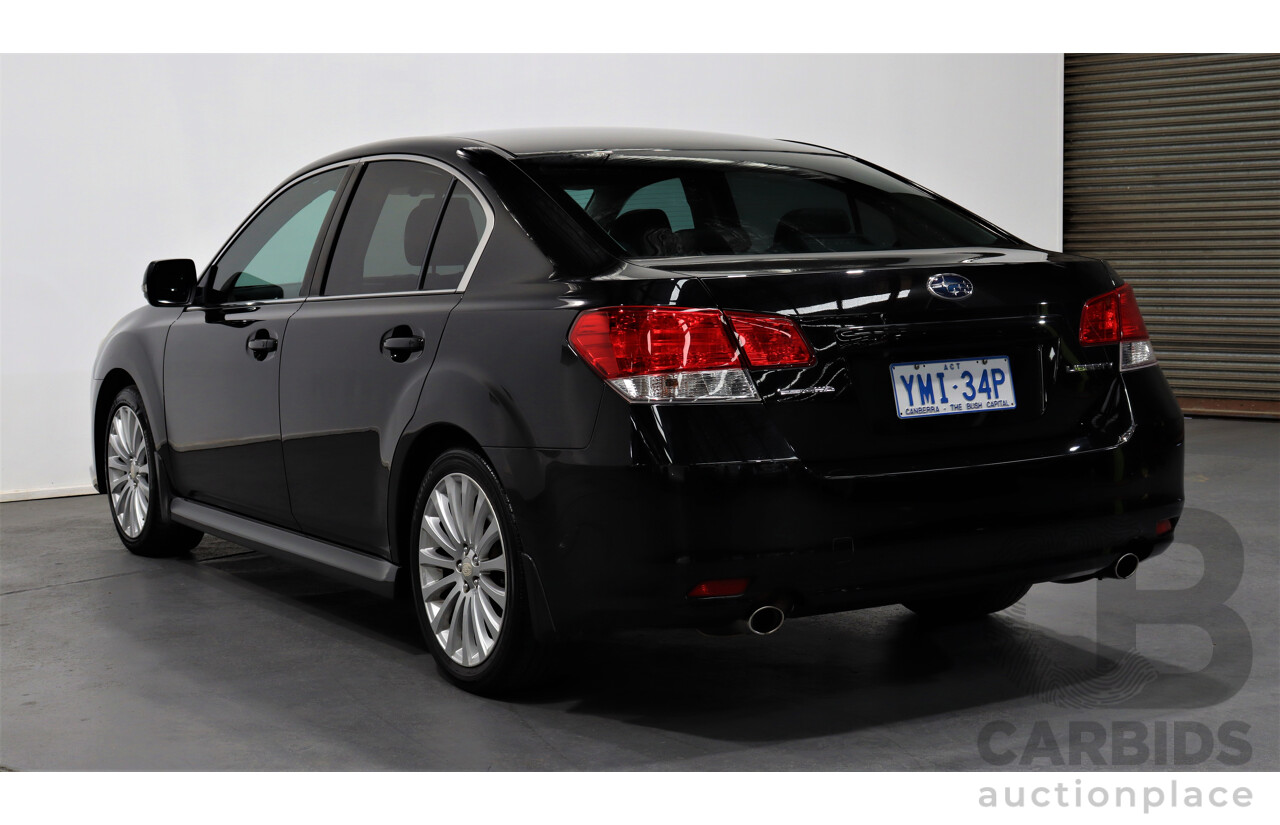7/2010 Subaru Liberty 2.5i GT Premium MY10 4d Sedan Black 2.5L