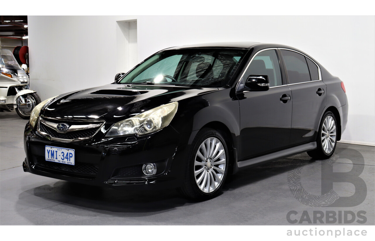 7/2010 Subaru Liberty 2.5i GT Premium MY10 4d Sedan Black 2.5L