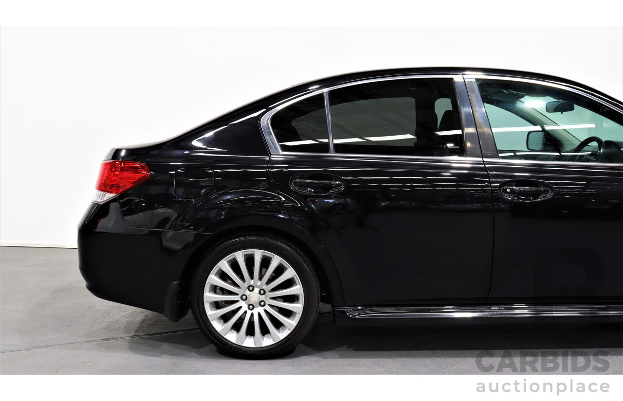 7/2010 Subaru Liberty 2.5i GT Premium MY10 4d Sedan Black 2.5L