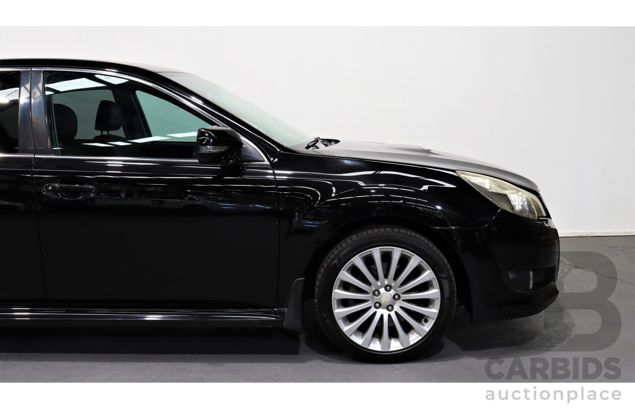 7/2010 Subaru Liberty 2.5i GT Premium MY10 4d Sedan Black 2.5L