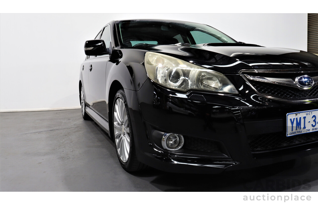 7/2010 Subaru Liberty 2.5i GT Premium MY10 4d Sedan Black 2.5L