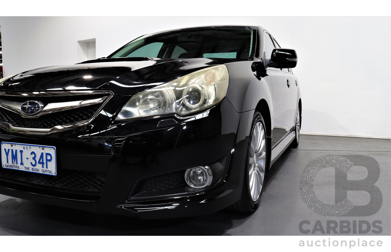 7/2010 Subaru Liberty 2.5i GT Premium MY10 4d Sedan Black 2.5L