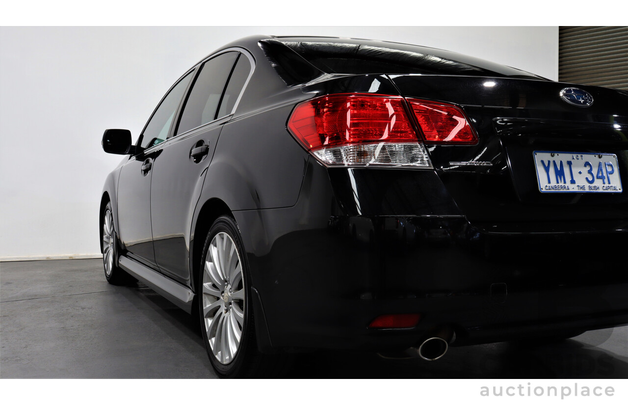 7/2010 Subaru Liberty 2.5i GT Premium MY10 4d Sedan Black 2.5L