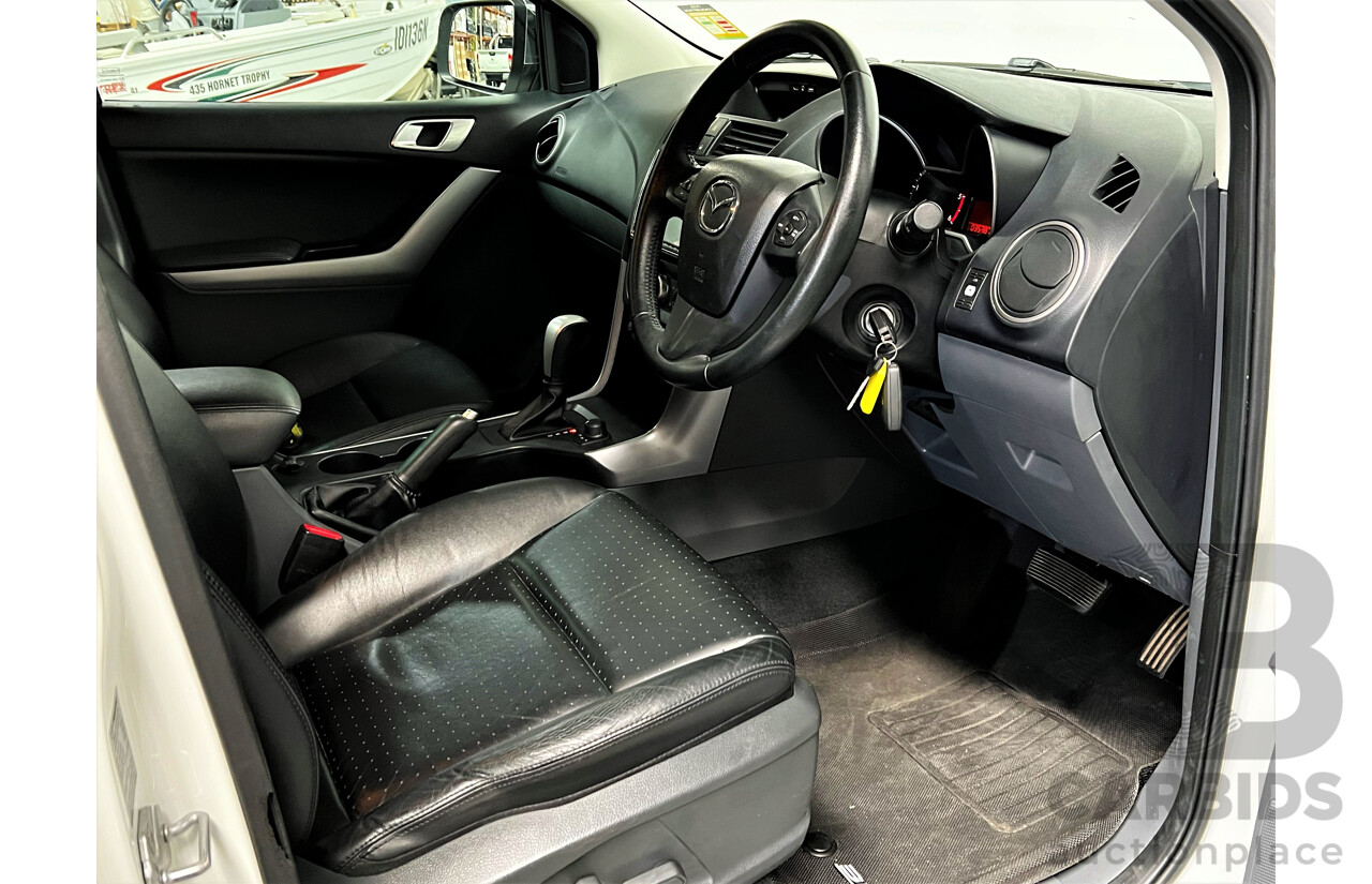 10/2019 Mazda Bt50 GT (4x4) MY16 Dual Cab Utility White 3.2L