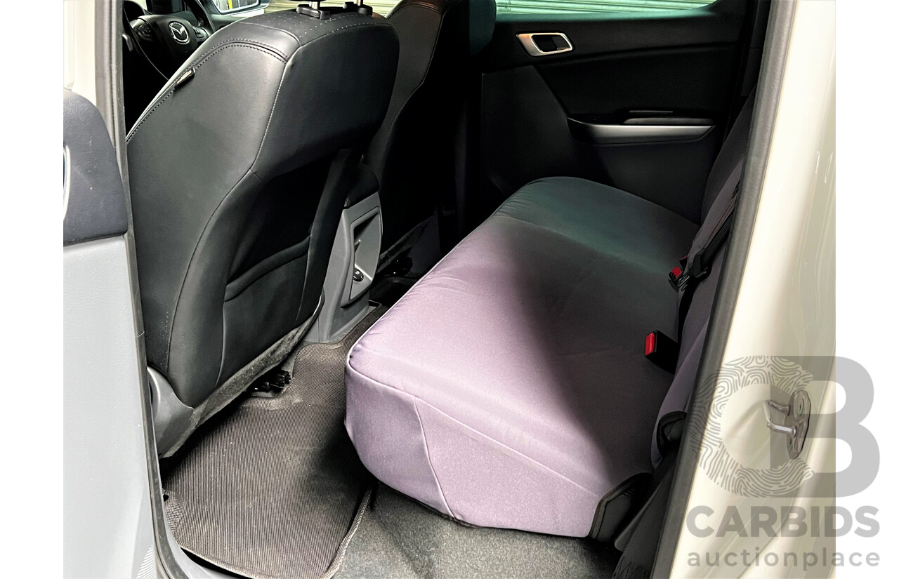 10/2019 Mazda Bt50 GT (4x4) MY16 Dual Cab Utility White 3.2L