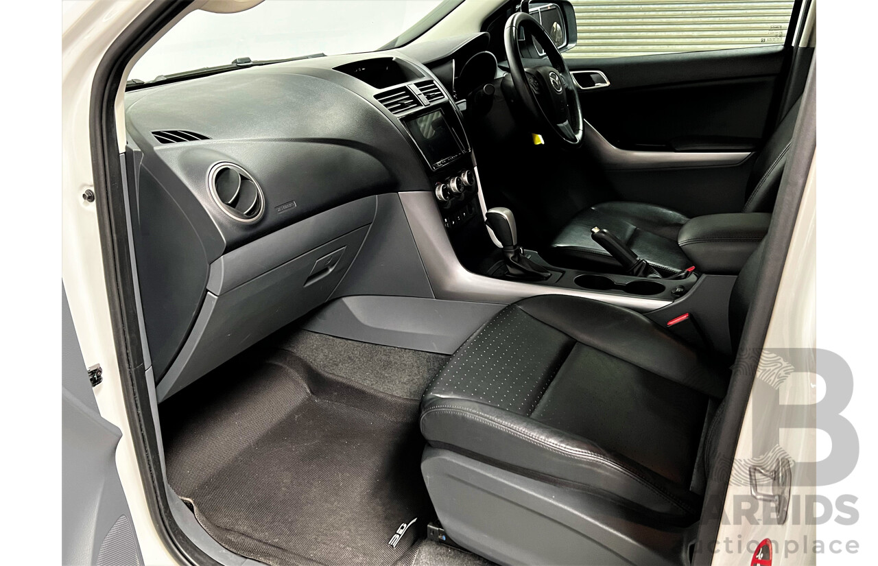 10/2019 Mazda Bt50 GT (4x4) MY16 Dual Cab Utility White 3.2L