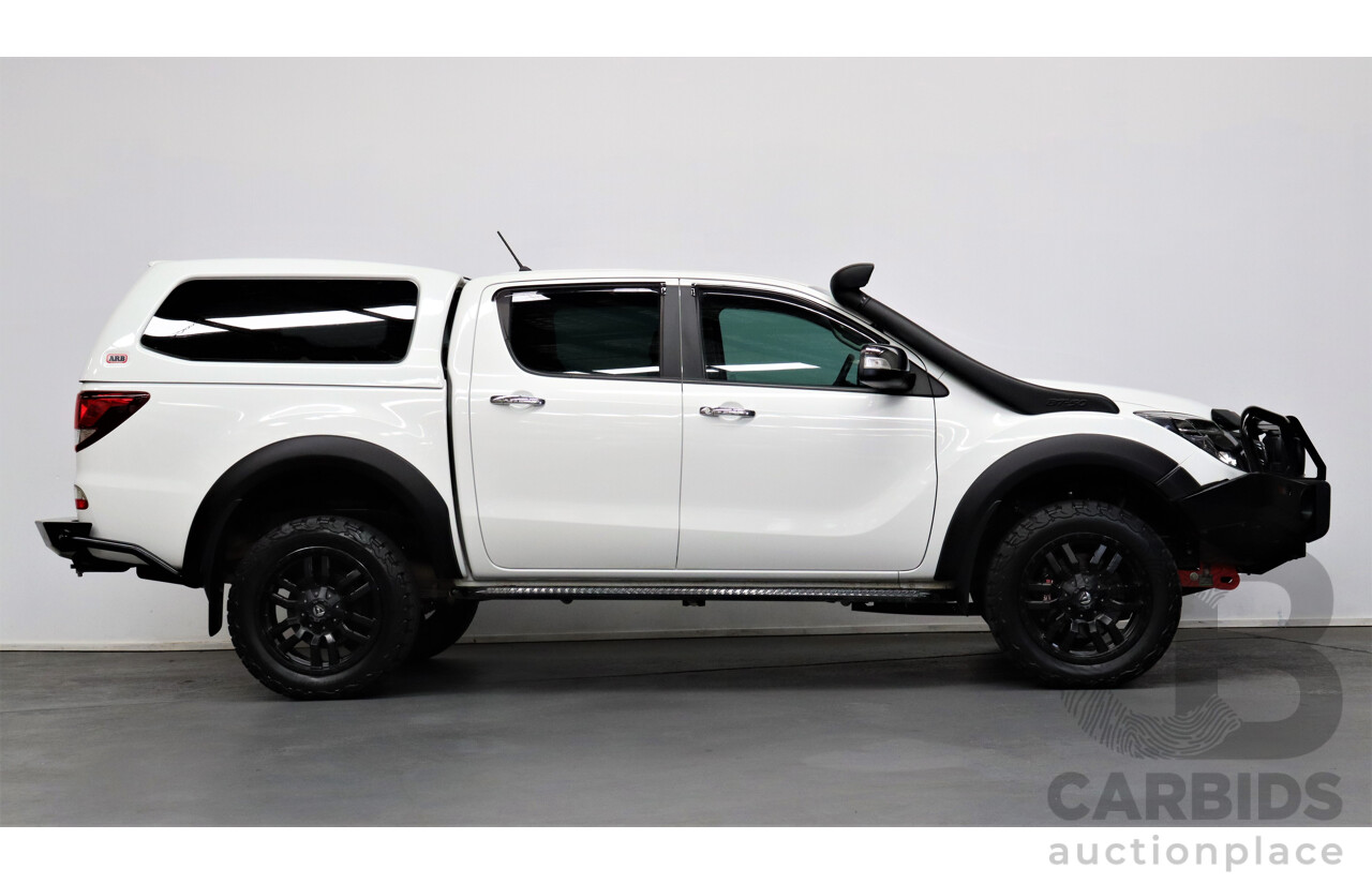 10/2019 Mazda Bt50 GT (4x4) MY16 Dual Cab Utility White 3.2L