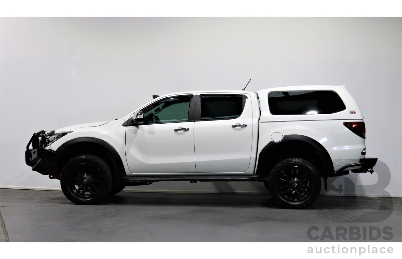 10/2019 Mazda Bt50 GT (4x4) MY16 Dual Cab Utility White 3.2L