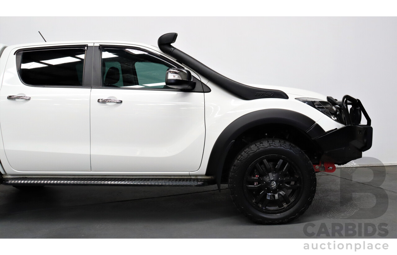 10/2019 Mazda Bt50 GT (4x4) MY16 Dual Cab Utility White 3.2L