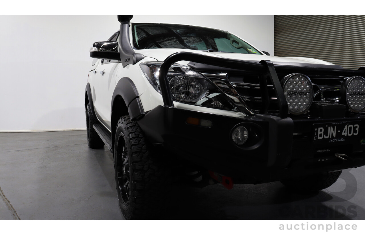 10/2019 Mazda Bt50 GT (4x4) MY16 Dual Cab Utility White 3.2L