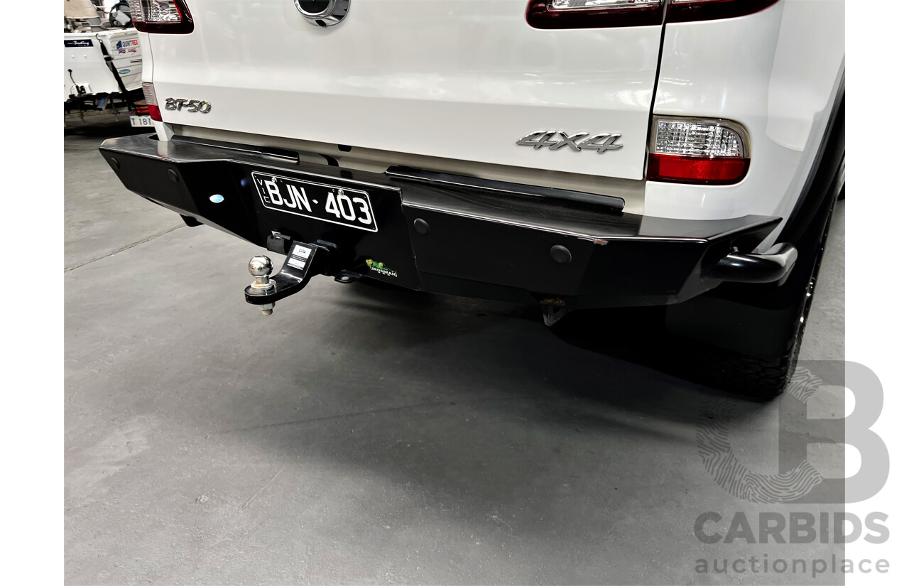 10/2019 Mazda Bt50 GT (4x4) MY16 Dual Cab Utility White 3.2L