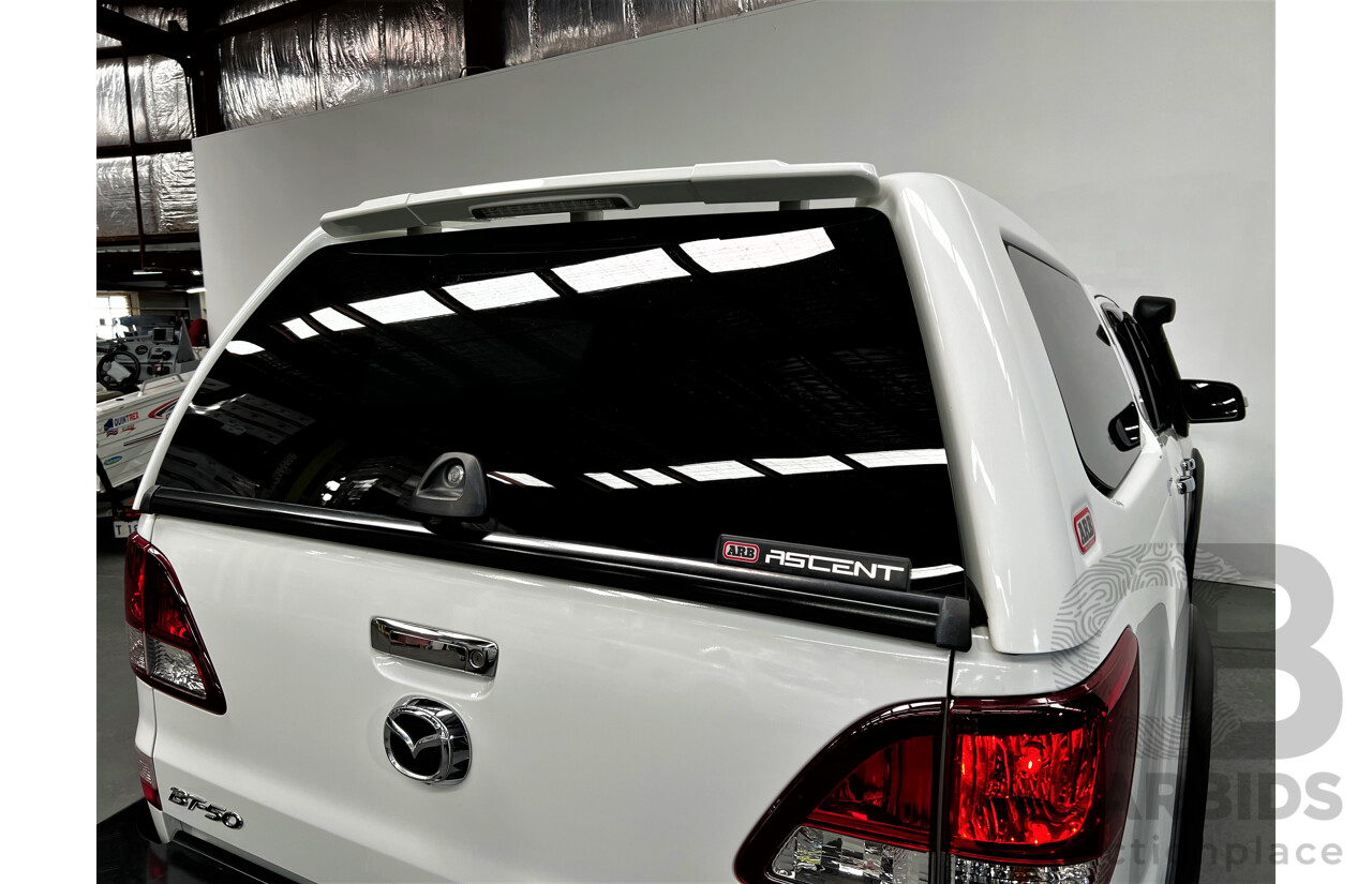 10/2019 Mazda Bt50 GT (4x4) MY16 Dual Cab Utility White 3.2L