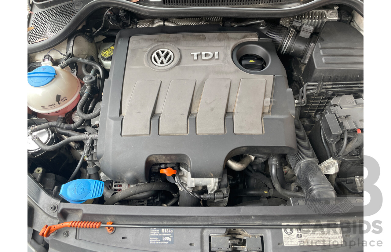5/2010 Volkswagen Polo 66 TDI Comfortline 6R 5d Hatchback White 1.6L