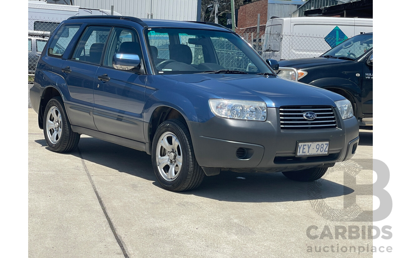 3/2007 Subaru Forester X (satnav) MY07 4d Wagon Blue 2.5L