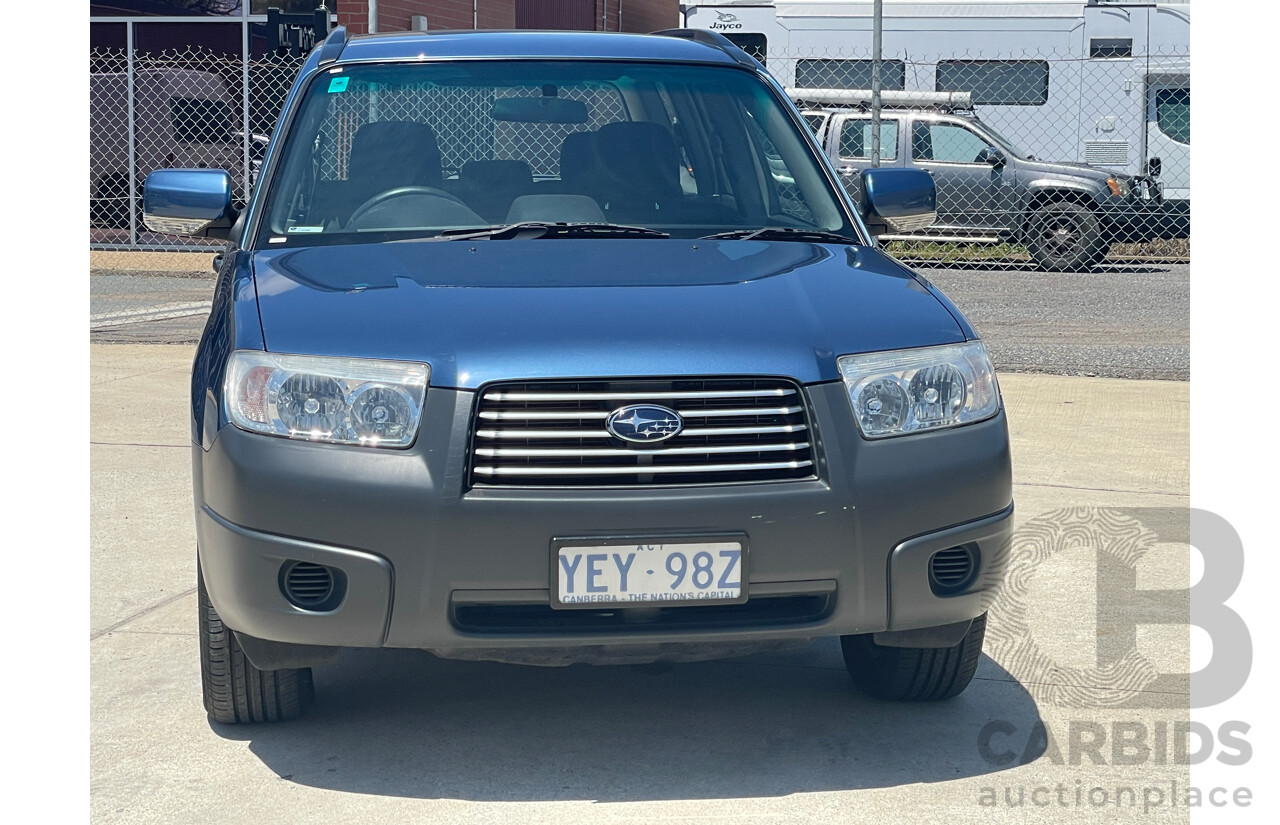 3/2007 Subaru Forester X (satnav) MY07 4d Wagon Blue 2.5L