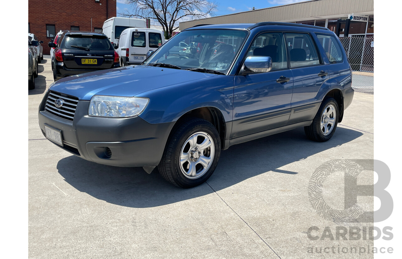 3/2007 Subaru Forester X (satnav) MY07 4d Wagon Blue 2.5L