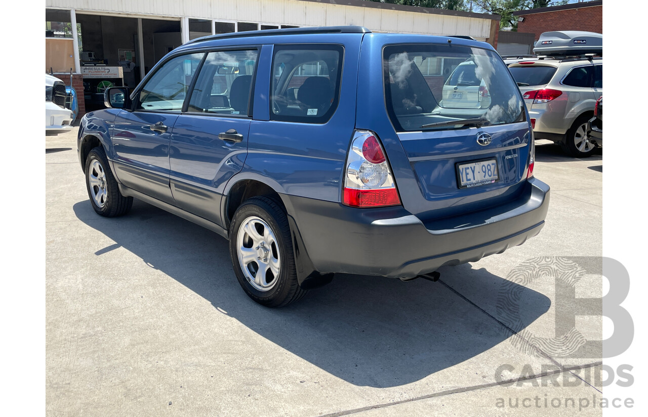 3/2007 Subaru Forester X (satnav) MY07 4d Wagon Blue 2.5L