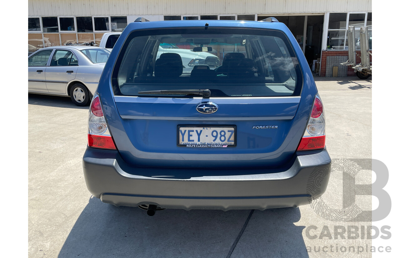 3/2007 Subaru Forester X (satnav) MY07 4d Wagon Blue 2.5L
