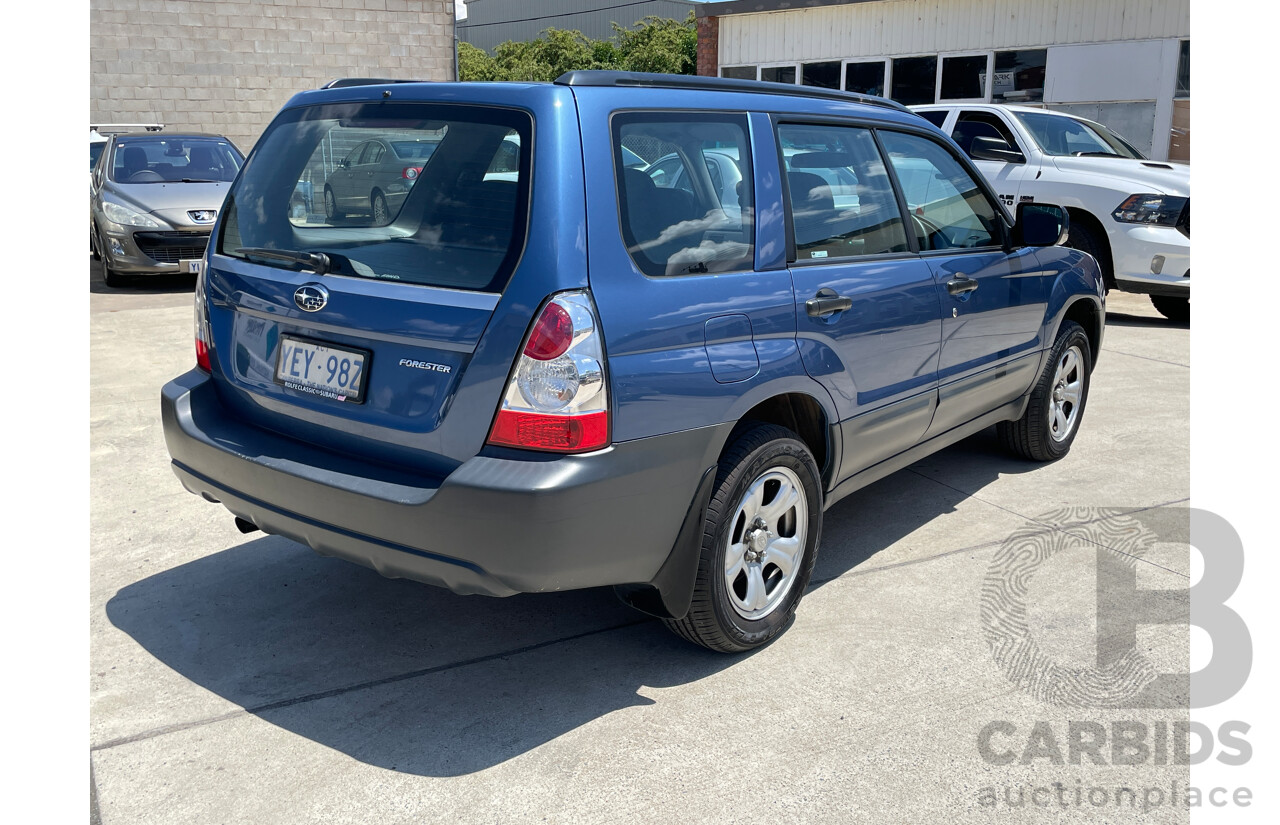 3/2007 Subaru Forester X (satnav) MY07 4d Wagon Blue 2.5L