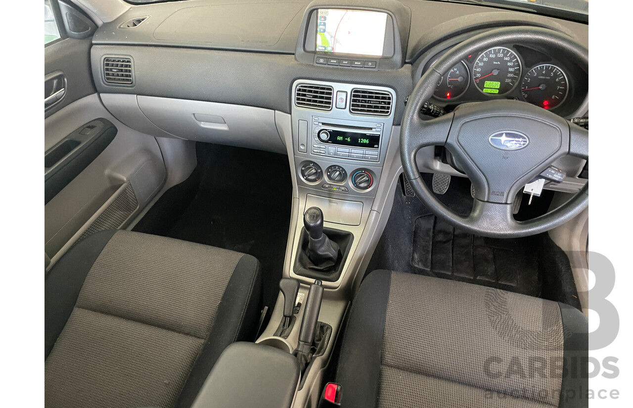 3/2007 Subaru Forester X (satnav) MY07 4d Wagon Blue 2.5L