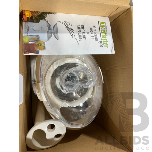 Grant Hackett Juice Master 1500 Juicer in Original Box
