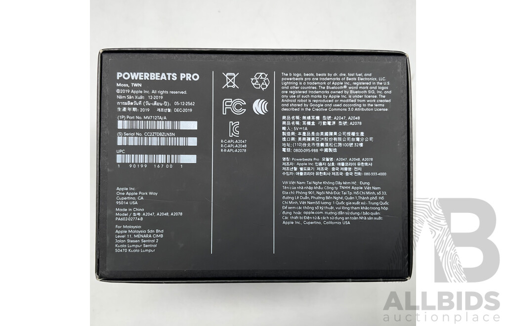 BEATS Powerbeats Pro Wireless Earphones - Cloud Pink- ORP  $309