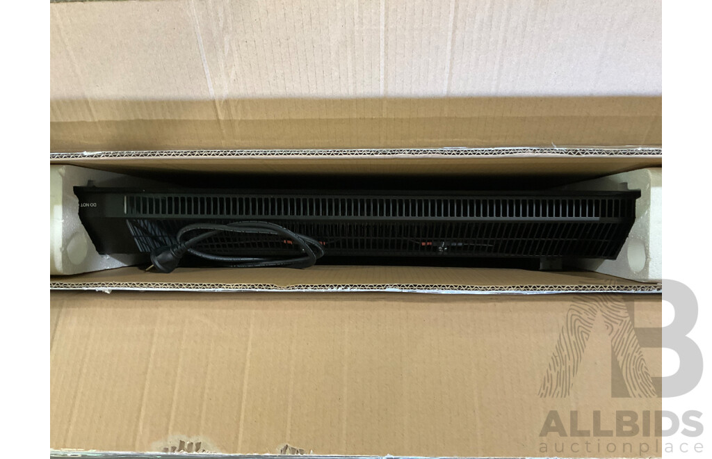 KOGAN SmarterHome Glass Panel Heater (Black) - ORP $179.00