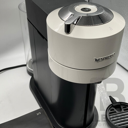 Nespresso (ENV120W) Vertuo Next Solo Capsule Coffee Machine (White) - ORP $249.99