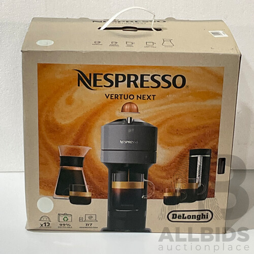 Nespresso (ENV120W) Vertuo Next Solo Capsule Coffee Machine (White) - ORP $249.99