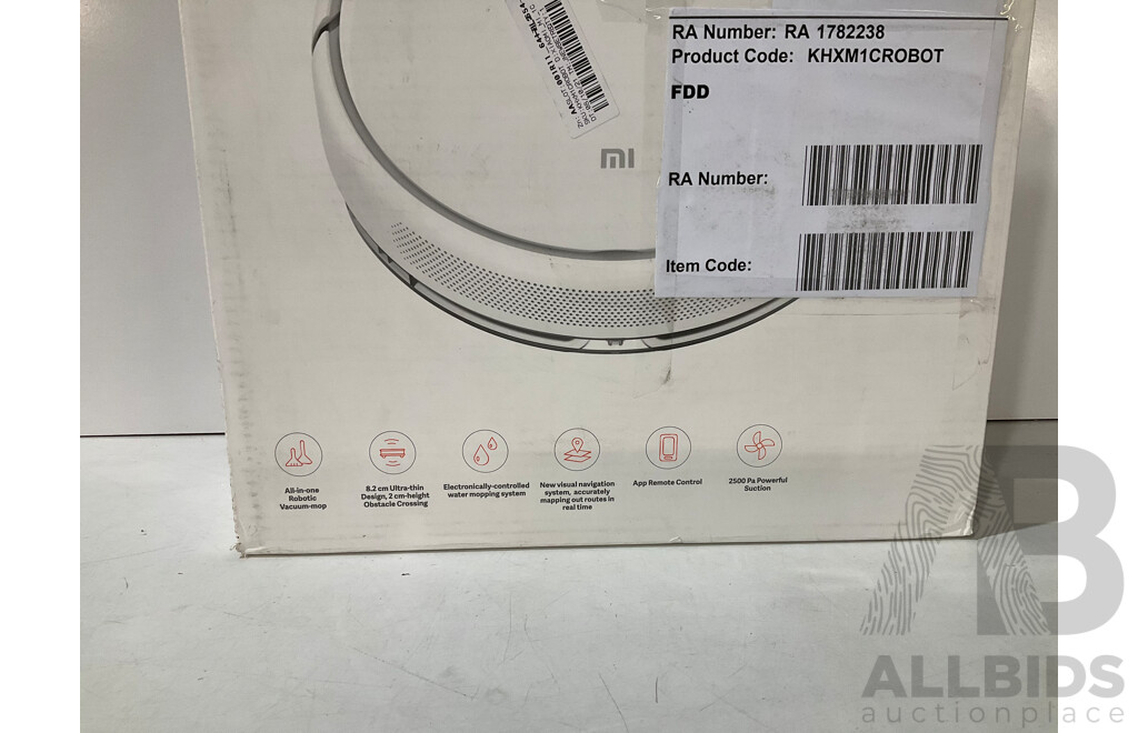 XIAOMI (STYTJO1ZHM) Mi Robot Vacuum - Mop (USED) - ORP $589.00