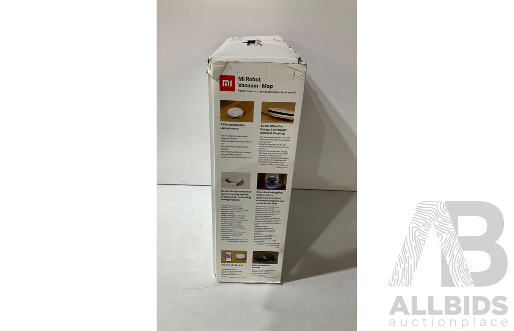 XIAOMI (STYTJO1ZHM) Mi Robot Vacuum - Mop (USED) - ORP $589.00