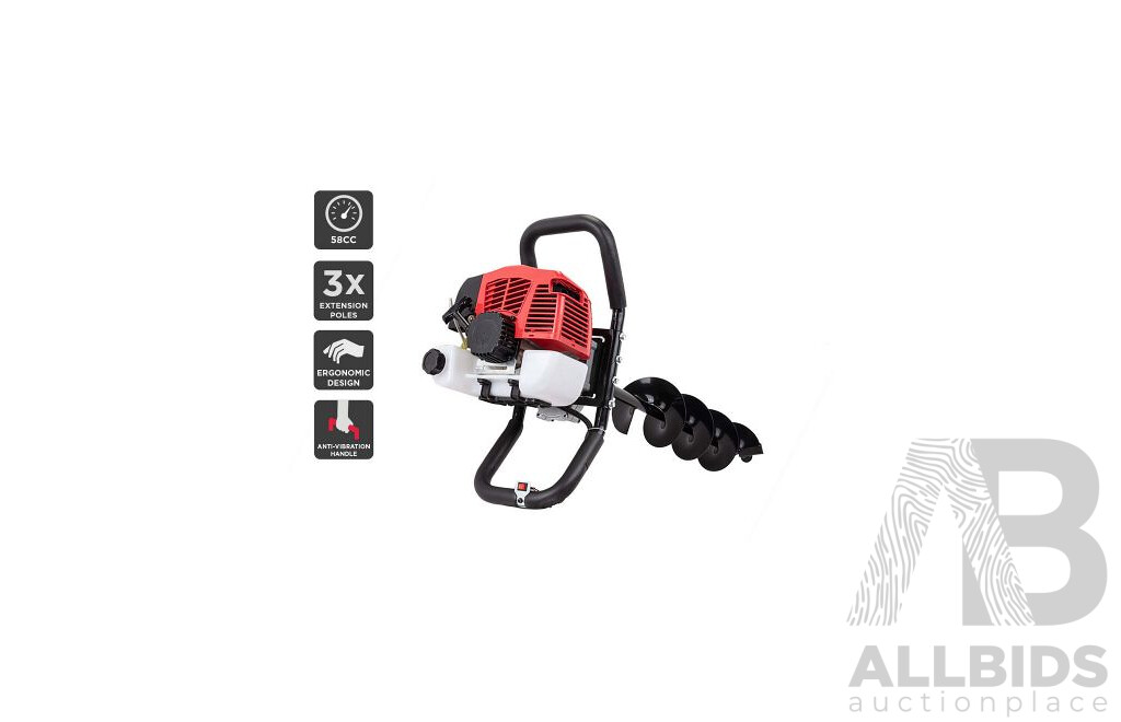 CERTA Petrol Post Hole Digger Estimated - Lot 1446258 | ALLBIDS