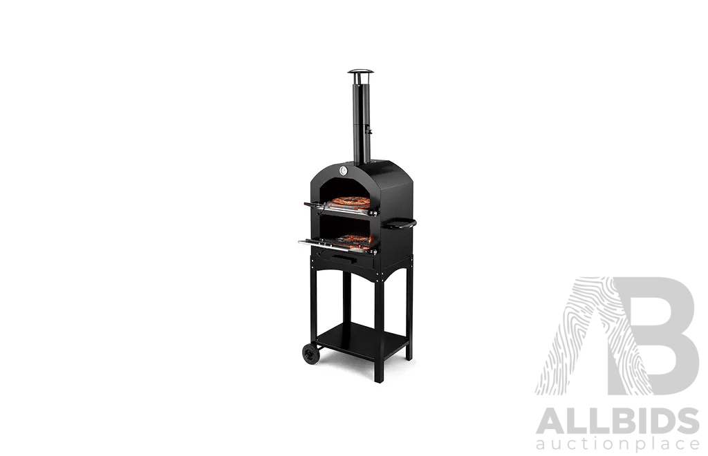 COOKMASTER 3 in 1 Outdoor Charcoal Smoker, Grill, Pizza Oven - Approximate ORP $150
