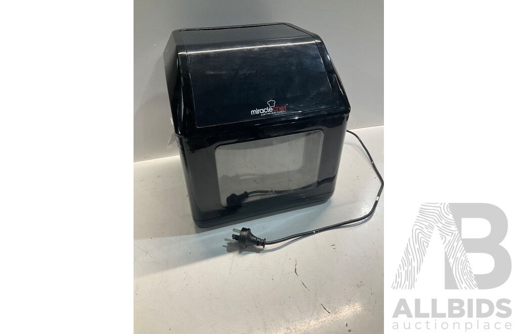 MIRACLE CHEF 1500W 10L Air Fryer Oven Deluxe 7in Multi Cooker - Estimated ORP $199