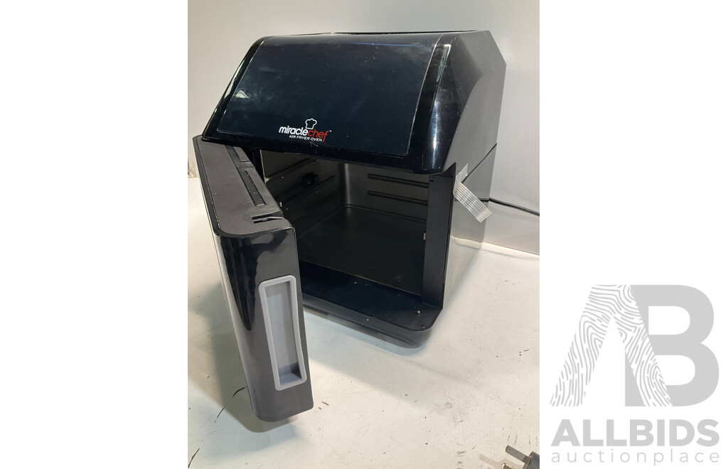 MIRACLE CHEF 1500W 10L Air Fryer Oven Deluxe 7in Multi Cooker - Estimated ORP $199