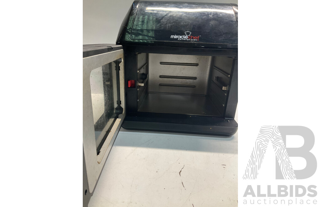 MIRACLE CHEF 1500W 10L Air Fryer Oven Deluxe 7in Multi Cooker - Estimated ORP $199